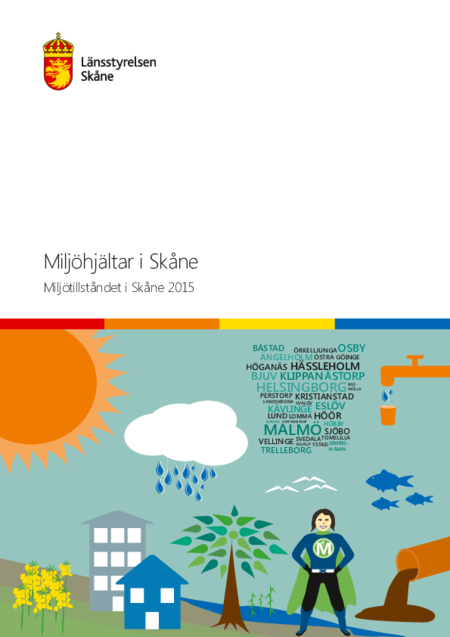 Framsida till rapporten Miljöhjältar i Skåne