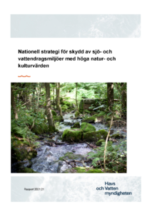 Framsida rapport Nationell strategi för skydd av sjö- och vattendragsmiljöer med höga naturvärden
