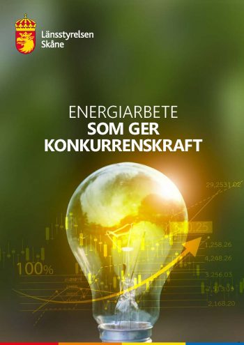 Framsida av broschyr om energiarbete, med länk vidare till broschyren