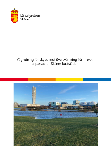 Framsida rapport. Översvämning vid Turning Torso.