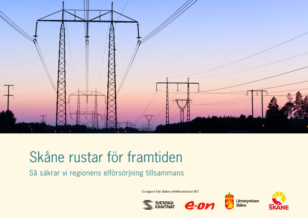 Rapportframsida Skåne rustar för framtiden